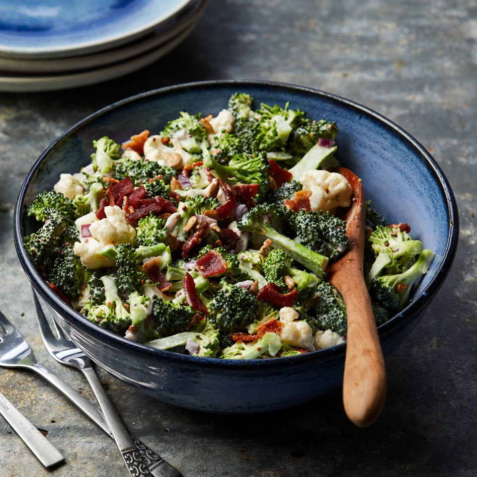 Broccoli Salad with Bacon Recipe - EatingWell