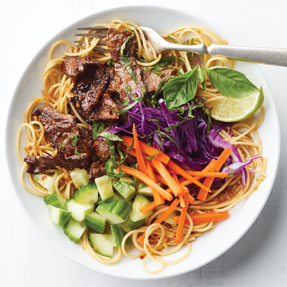 Asian Beef Noodle Bowl