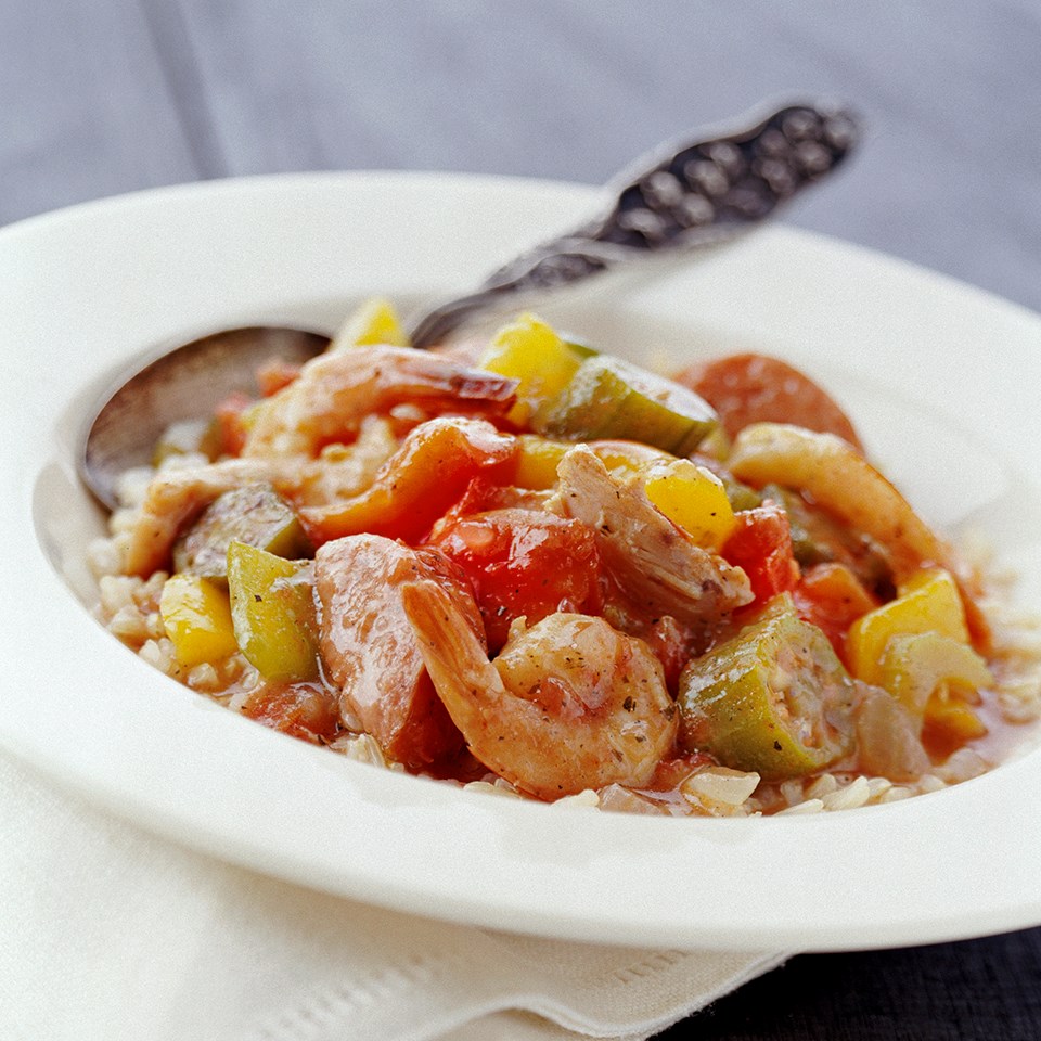 Jambalaya Style Chicken And Shrimp Recipe Eatingwell