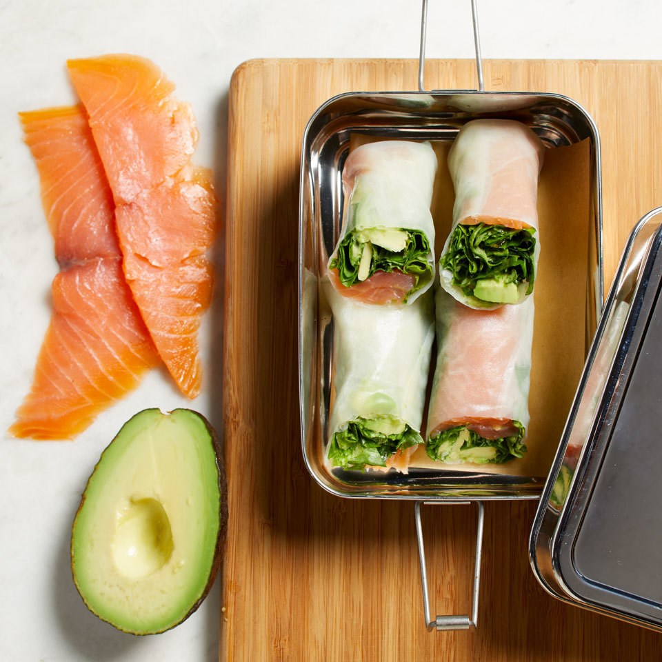 Smoked Salmon & Avocado Spring Rolls Recipe EatingWell