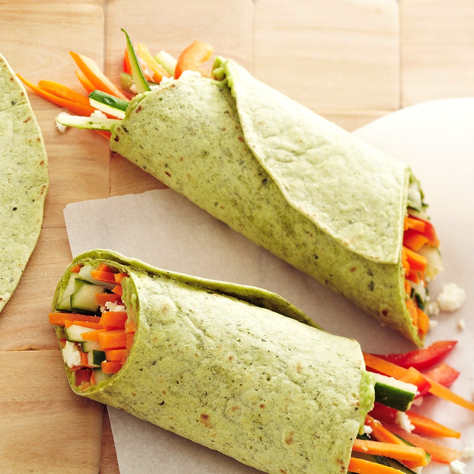 Vegan Wrap (Easy Work Lunch) - Delicious Meets Healthy