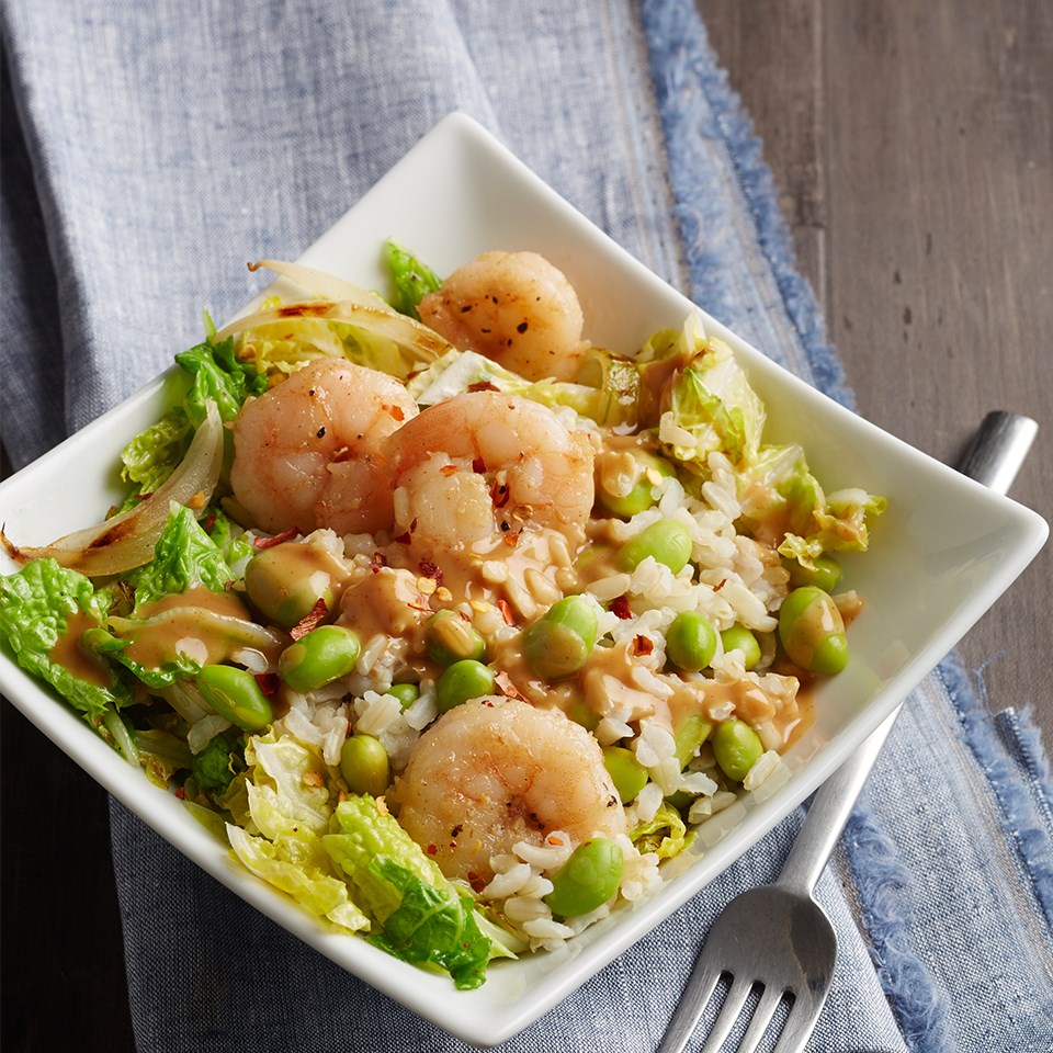 Asian Shrimp And Rice Bowls Recipe Eatingwell