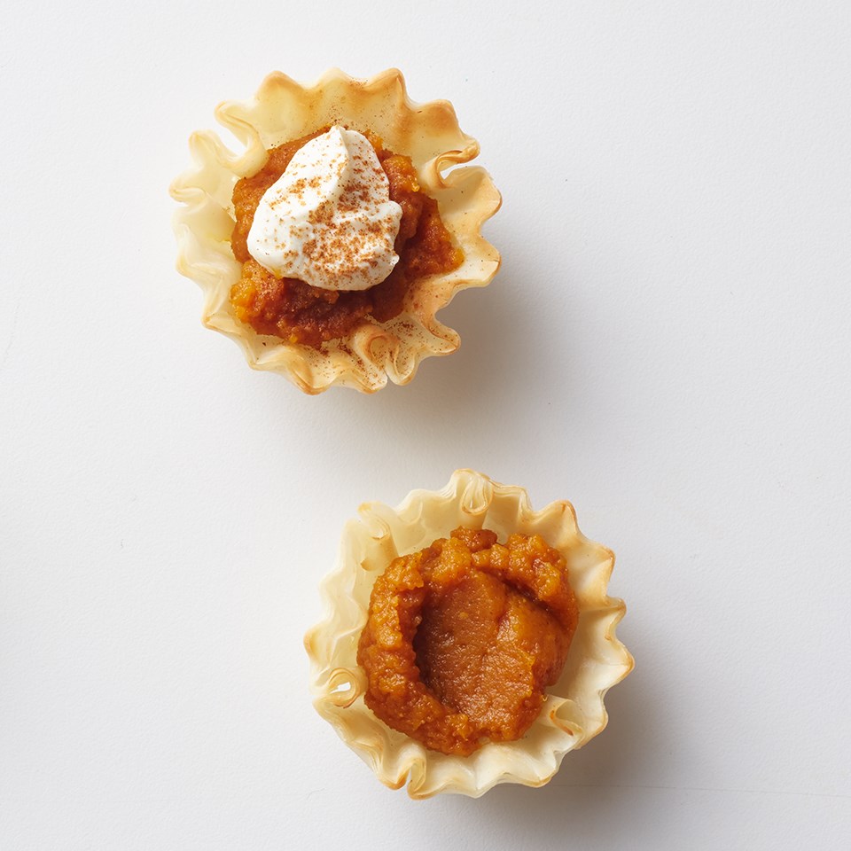 Mini Pumpkin Cheesecake Bites Recipe EatingWell mini-pumpkin-cheesecake-bites-recipe-eatingwell