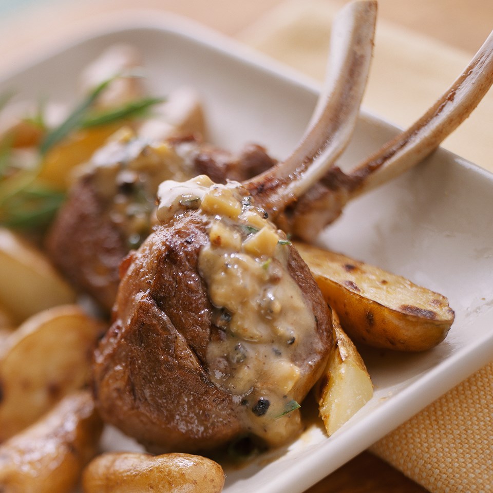 Lamb Chops with GingerDijon Sauce Recipe EatingWell