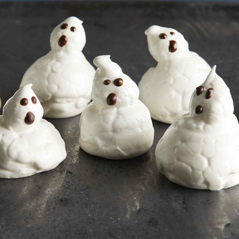 Ghost Meringue Cookies