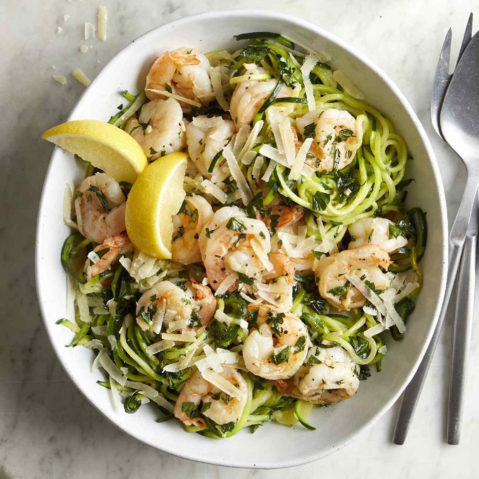 Zoodles agli scampi