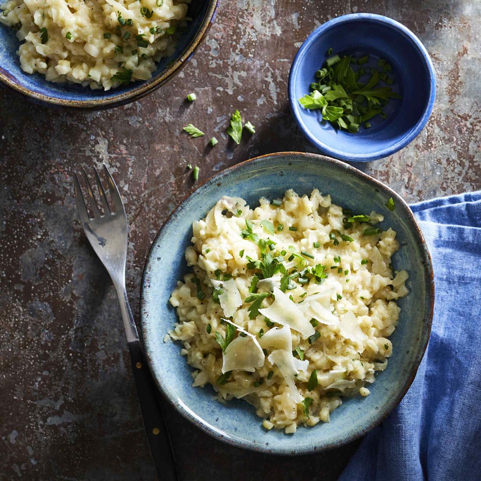 risotto cauliflower rice recipes recipe frozen swaps genius carbs cut eatingwell