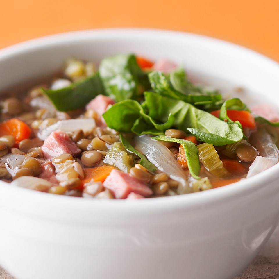 Lentil & Ham Soup Recipe - EatingWell