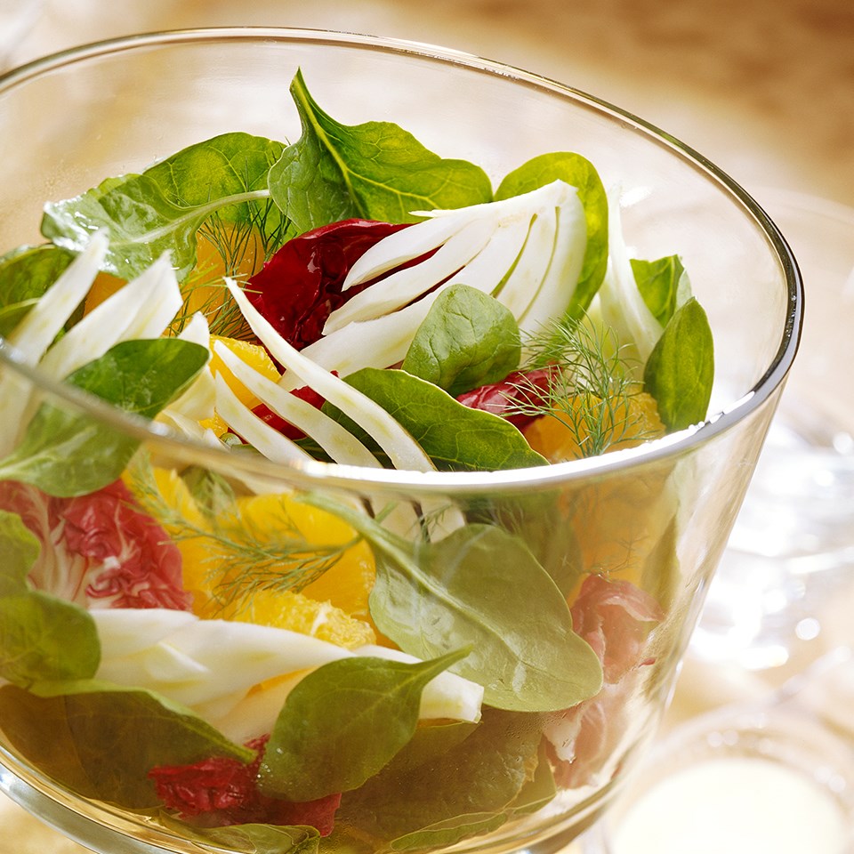 Orange-Fennel Autumn Salad with Citrus-Yogurt Dressing Recipe - EatingWell