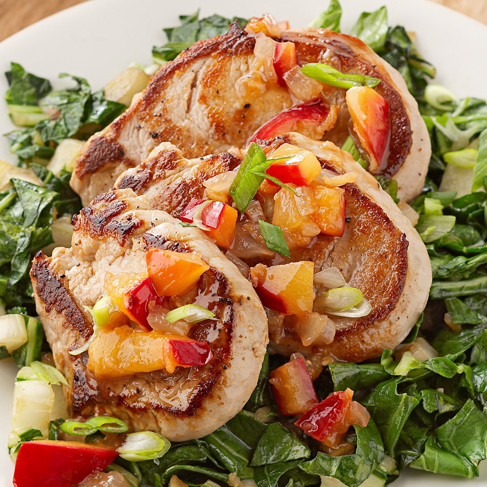 Pork Tenderloin Medallions With Plum Chutney Recipe EatingWell