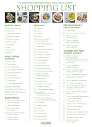 7 Day Clean Eating Vegetarian Meal Plan To Lose Weight 1 200 Calories