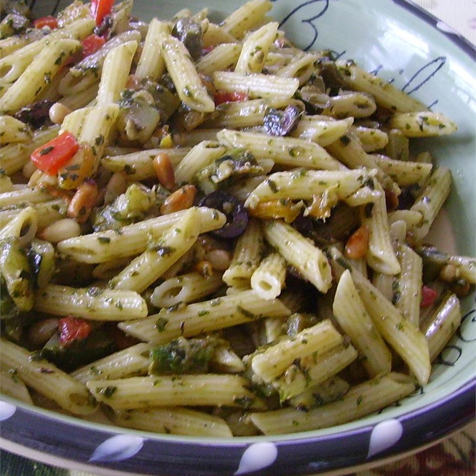 Pesto Penne Primavera image