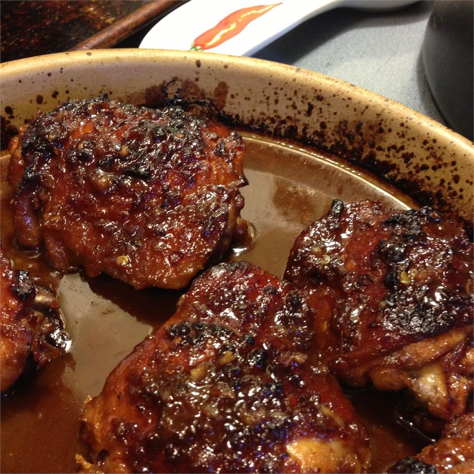 Asian Glazed Chicken Thighs Recipe