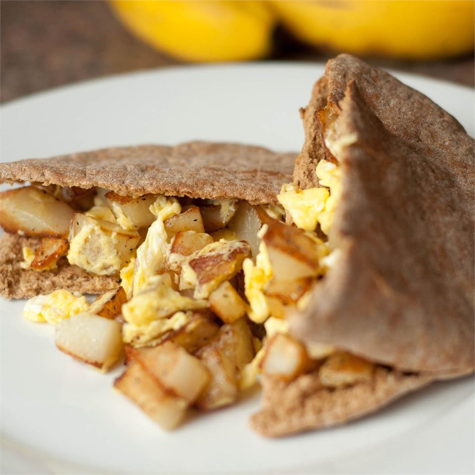 Quick Breakfast in a Pita Allrecipes