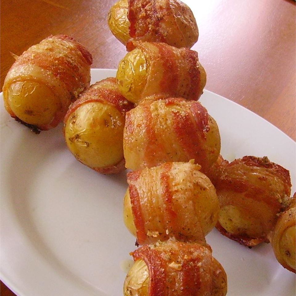 Bacon Wrapped New Potatoes_image