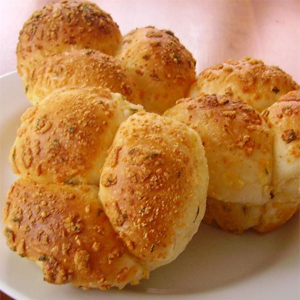 Parmesan Crusted Dinner Rolls Recipe