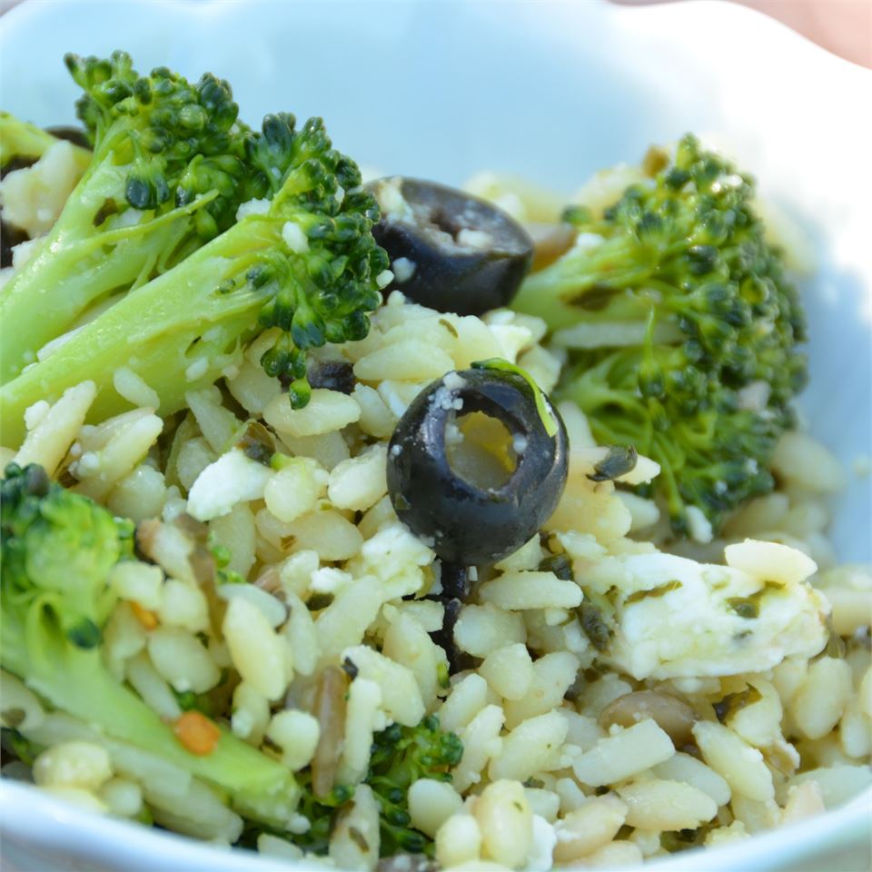 Orzo and Broccoli Salad (No Mayo) image