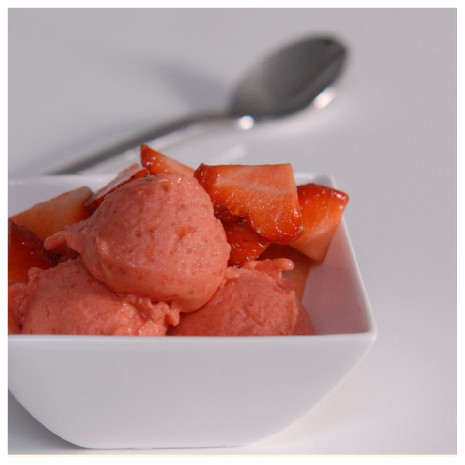 Sweet and Silky Strawberry Sorbet_image