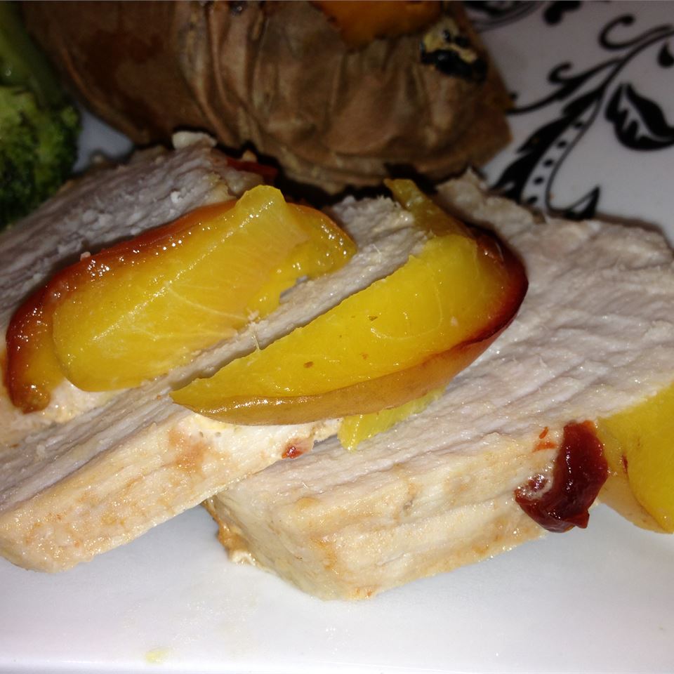 ピーチグレーズポークテンダーロインのレシピ