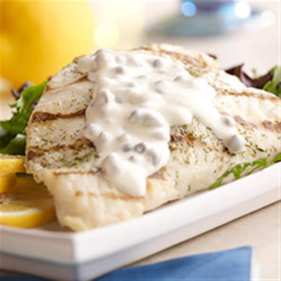 Grilled Mahi Mahi with Lemon Caper Sauce Allrecipes