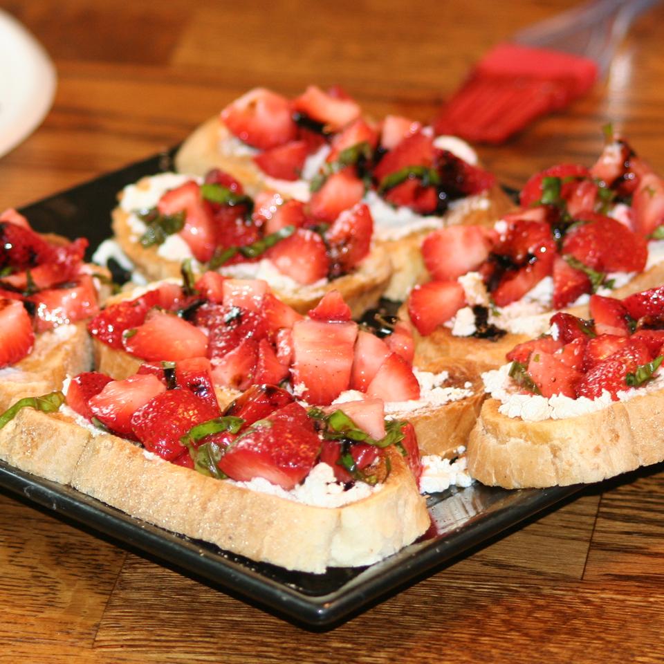 Strawberry Goat Cheese Bruschetta Recipe | Allrecipes