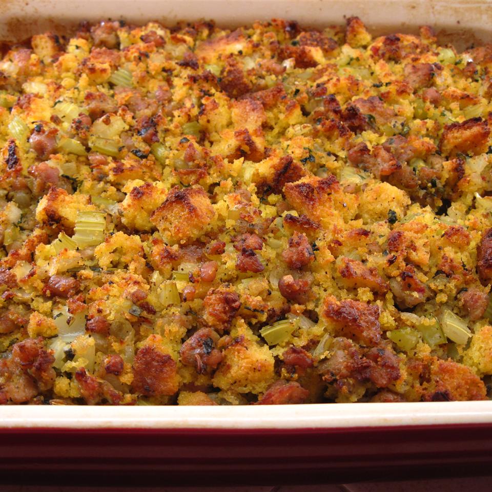 Mom's Sausage and Cornbread Dressing Recipe | Allrecipes