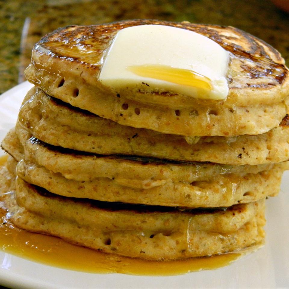 Whole Wheat Pancakes from Scratch image