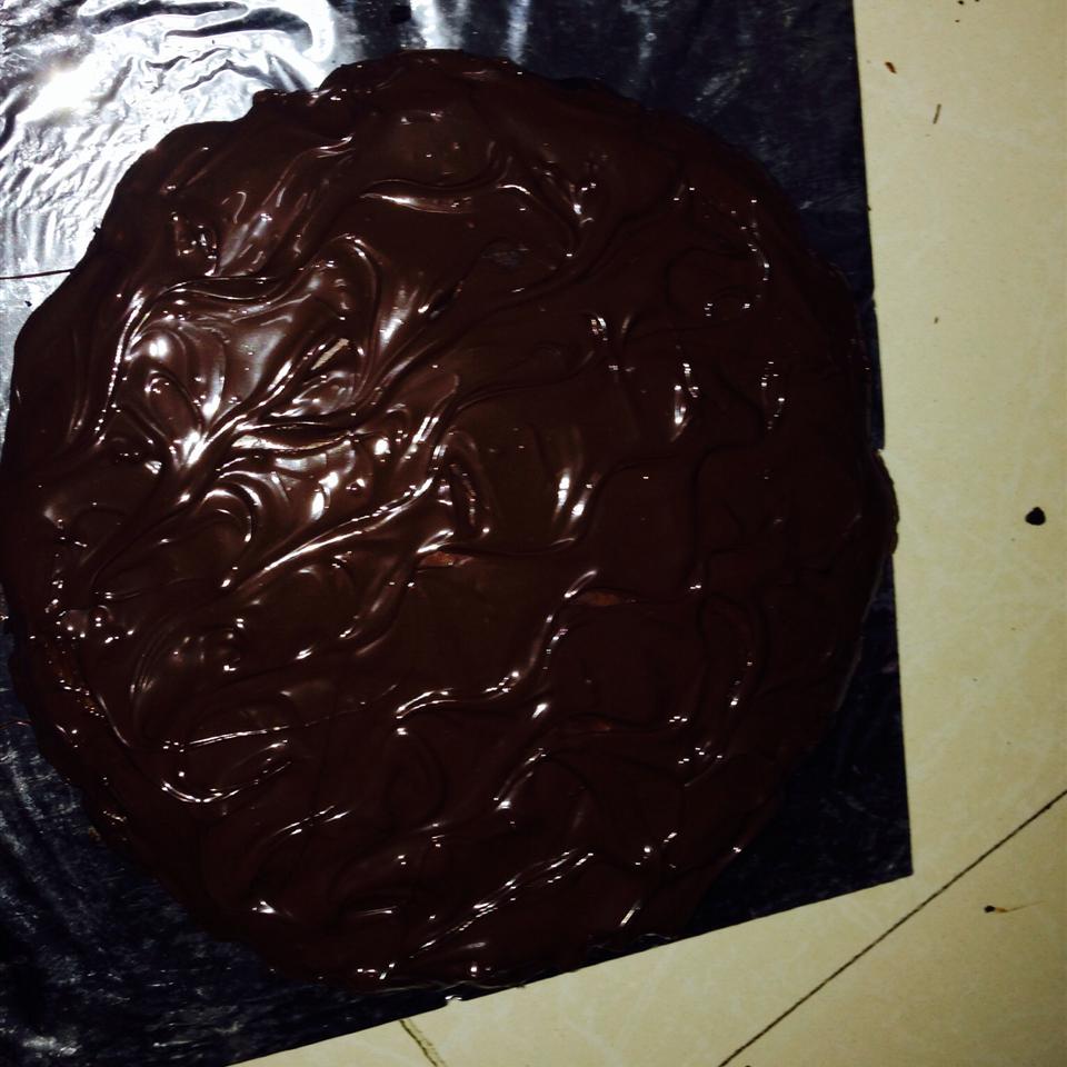 Dark Chocolate Cream Cheese Cake image