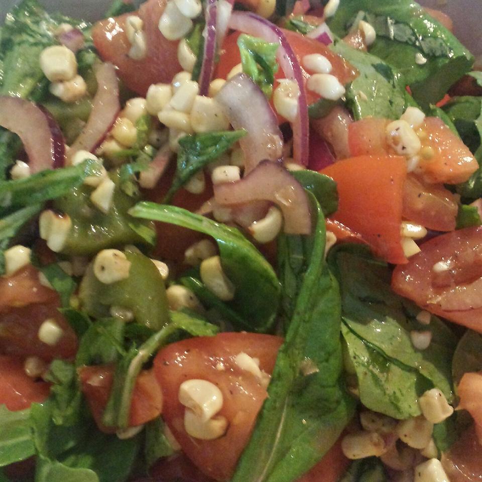 Roasted Corn and Heirloom Tomato Salad Recipe Allrecipes