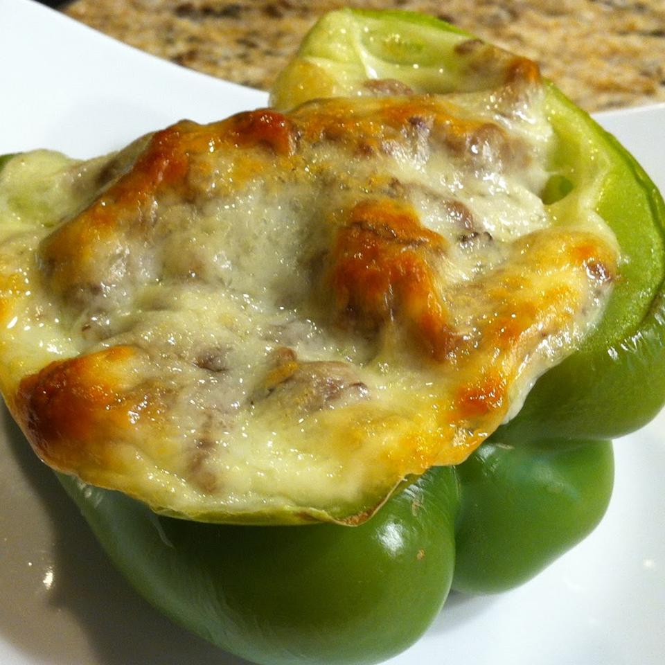 Philly Cheese Steak-Stuffed Bell Peppers image
