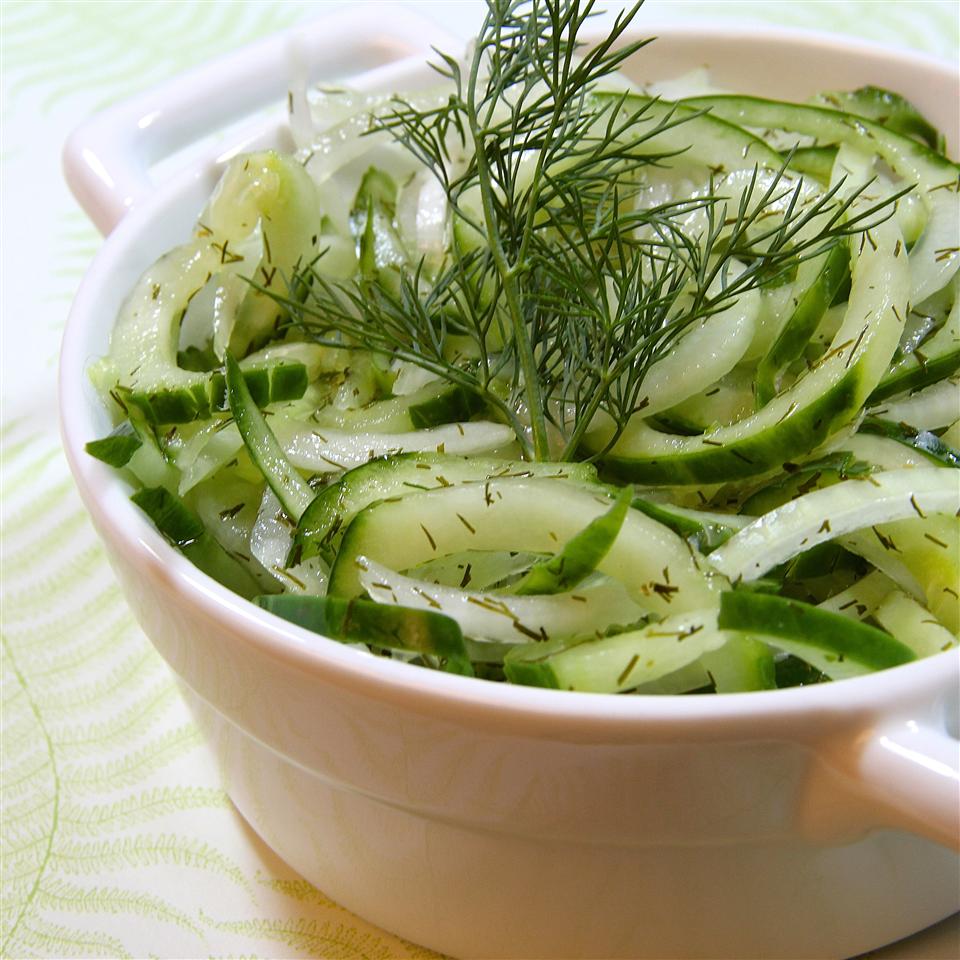 Adrienne S Cucumber Salad Recipe Allrecipes