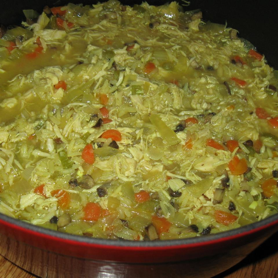 Curried Chicken and Rice Soup image