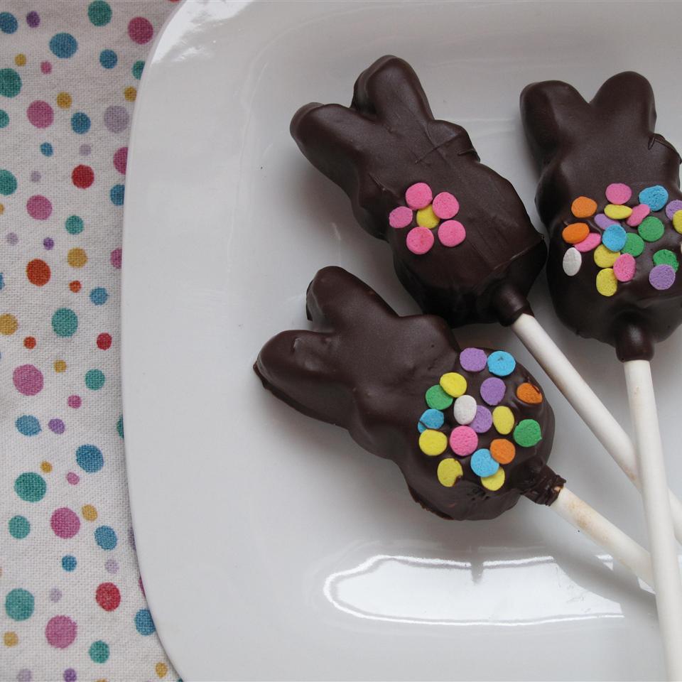 Instant Chocolate Covered Bunnies (On a Stick) image