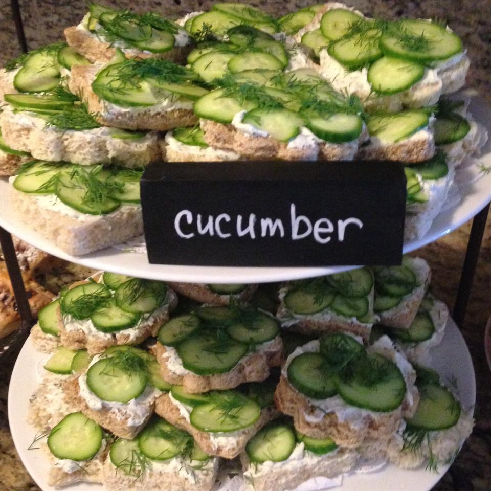 Easy Cucumber Party Sandwiches image
