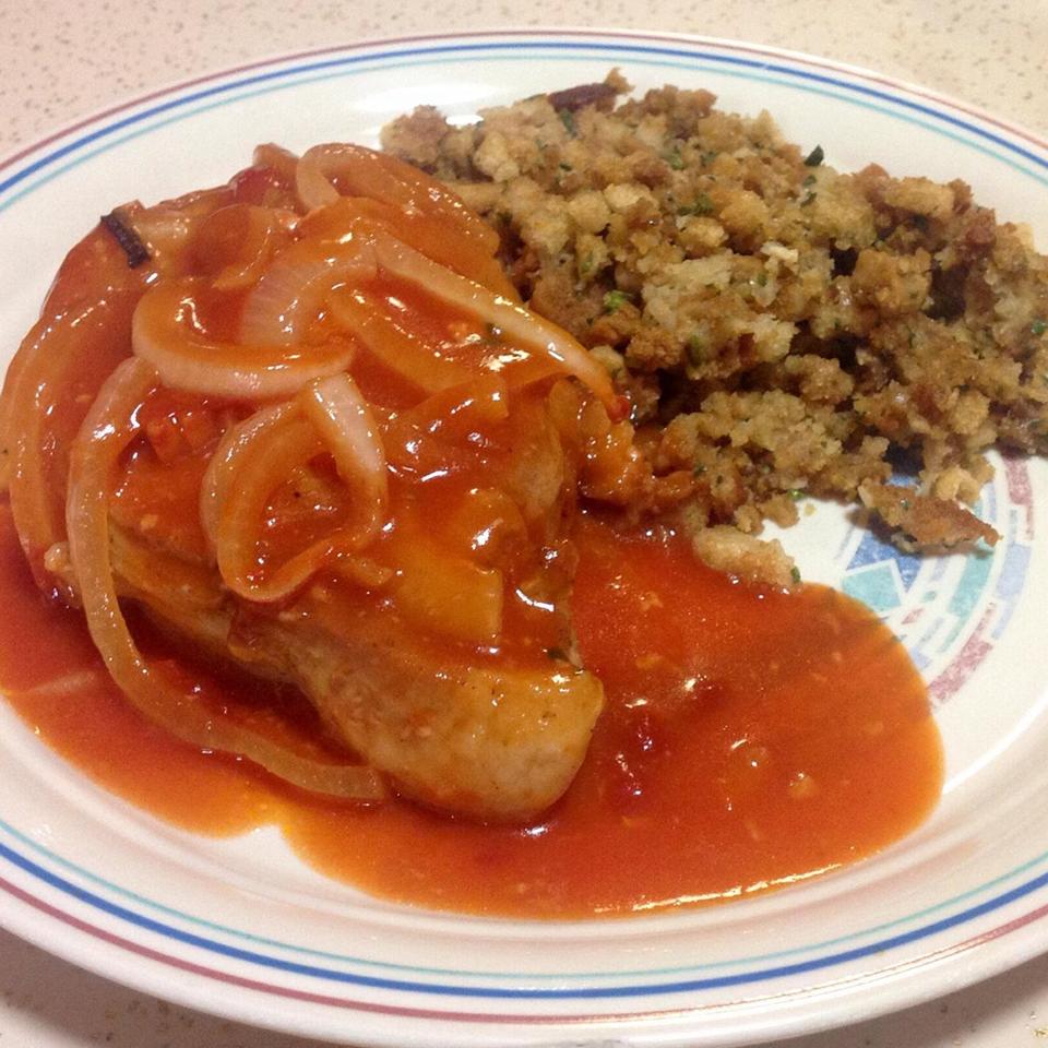 Pork Chops in Red Sauce image