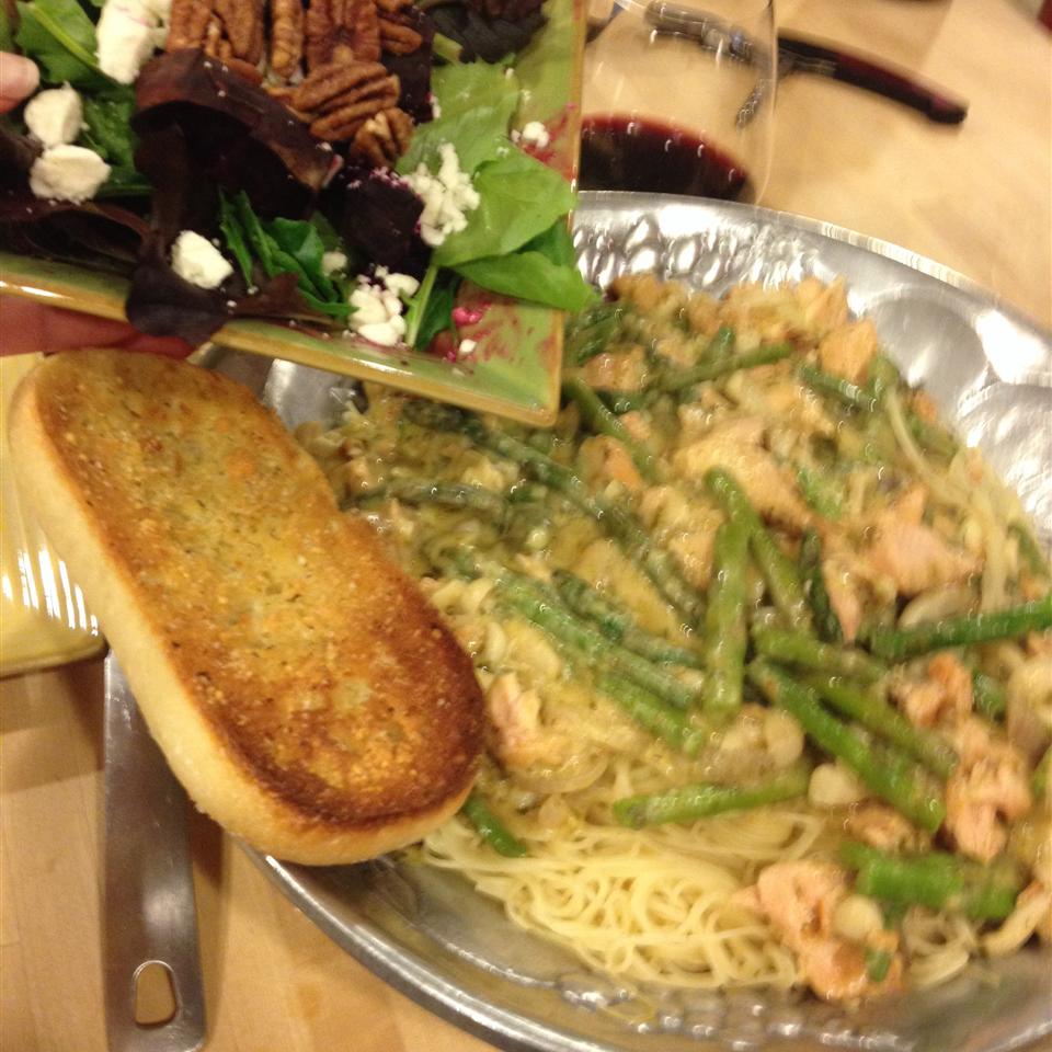 Angel Hair Pasta with Garlic Shrimp and Broccoli Recipe