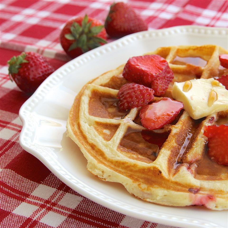 Strawberry Waffles_image. 