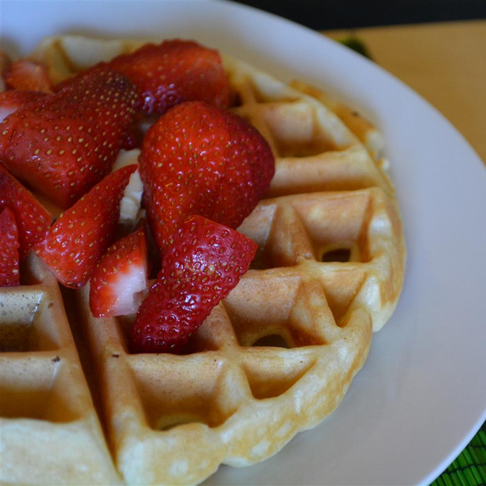 Tender and Easy Buttermilk Waffles image