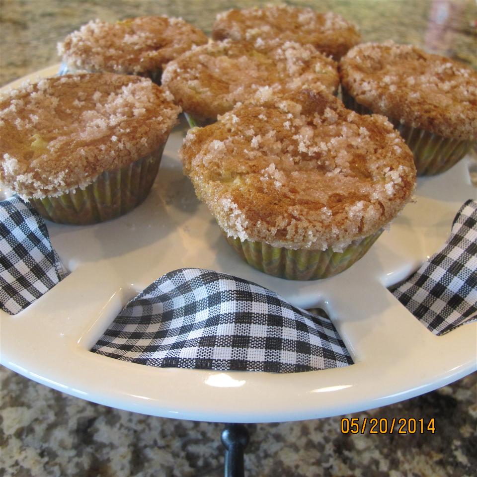 Rhubarb Cheesecake Muffins_image