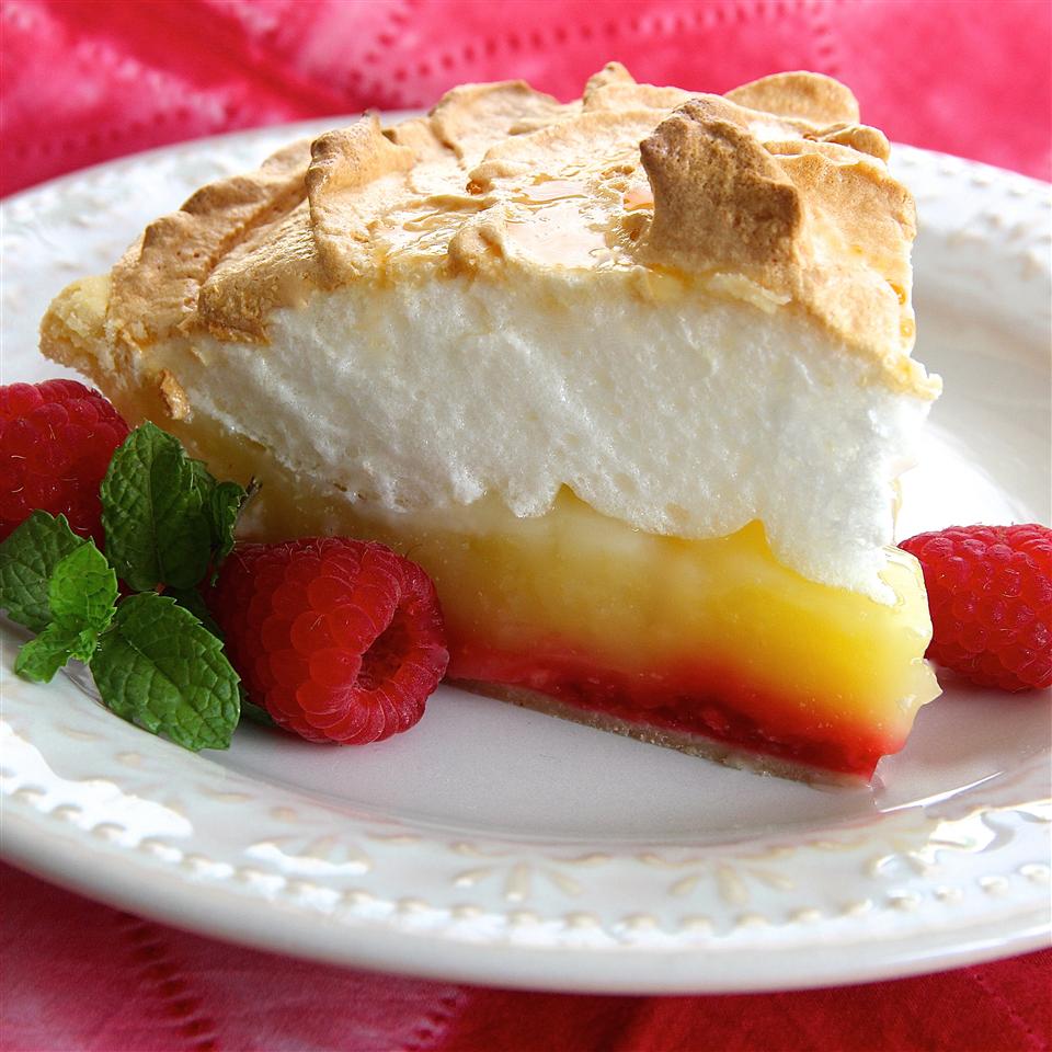 Raspberry Lemon Meringue Pie image
