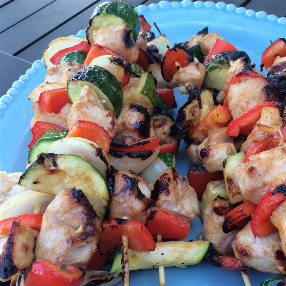 Yummy Honey Chicken Kabobs Recipe