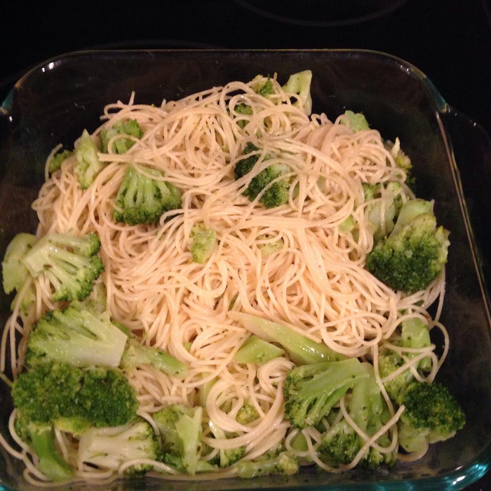 Broccoli Garlic Angel Hair Pasta Recipe