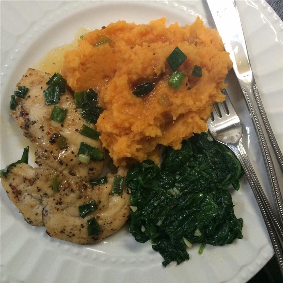 Maple Glazed Chicken with Sweet Potatoes Recipe