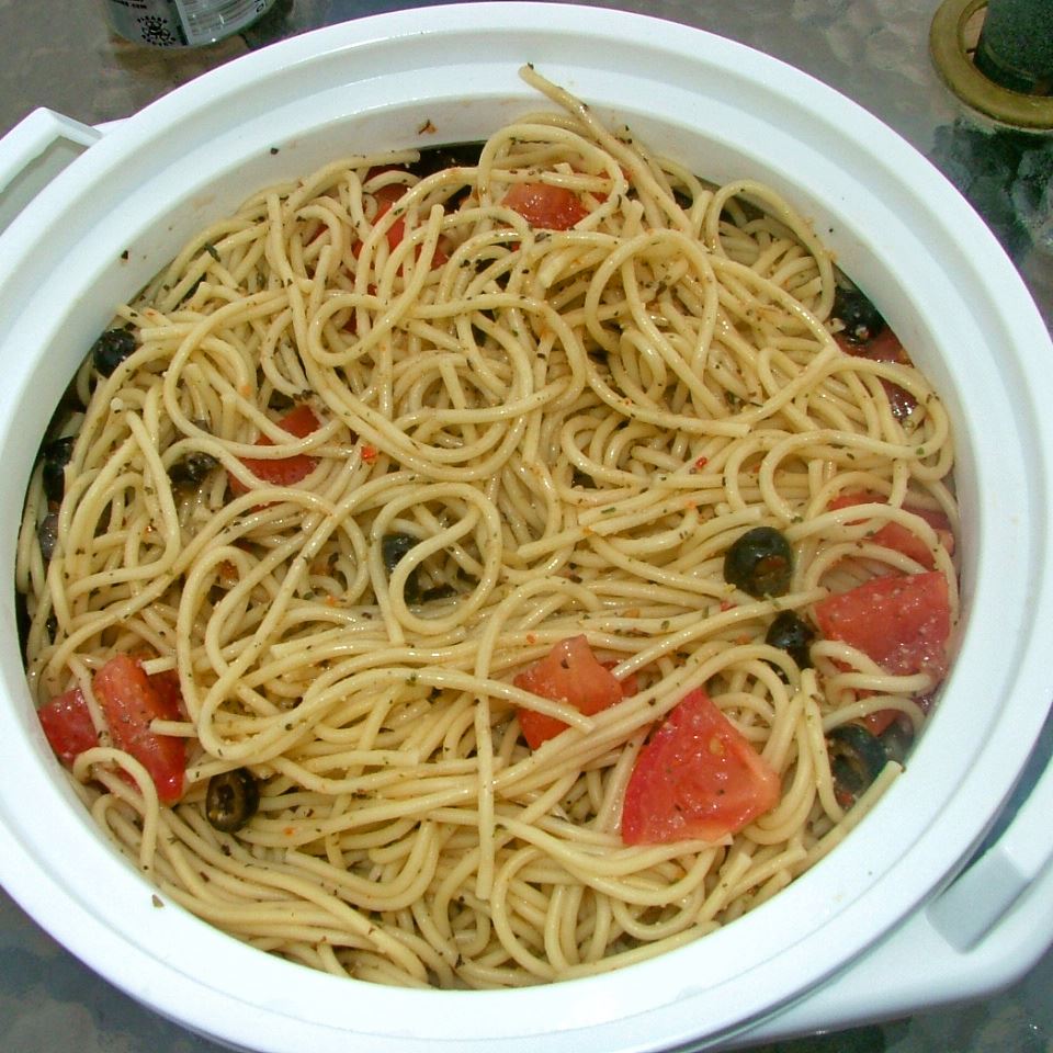 Make-Ahead Spaghetti Salad image