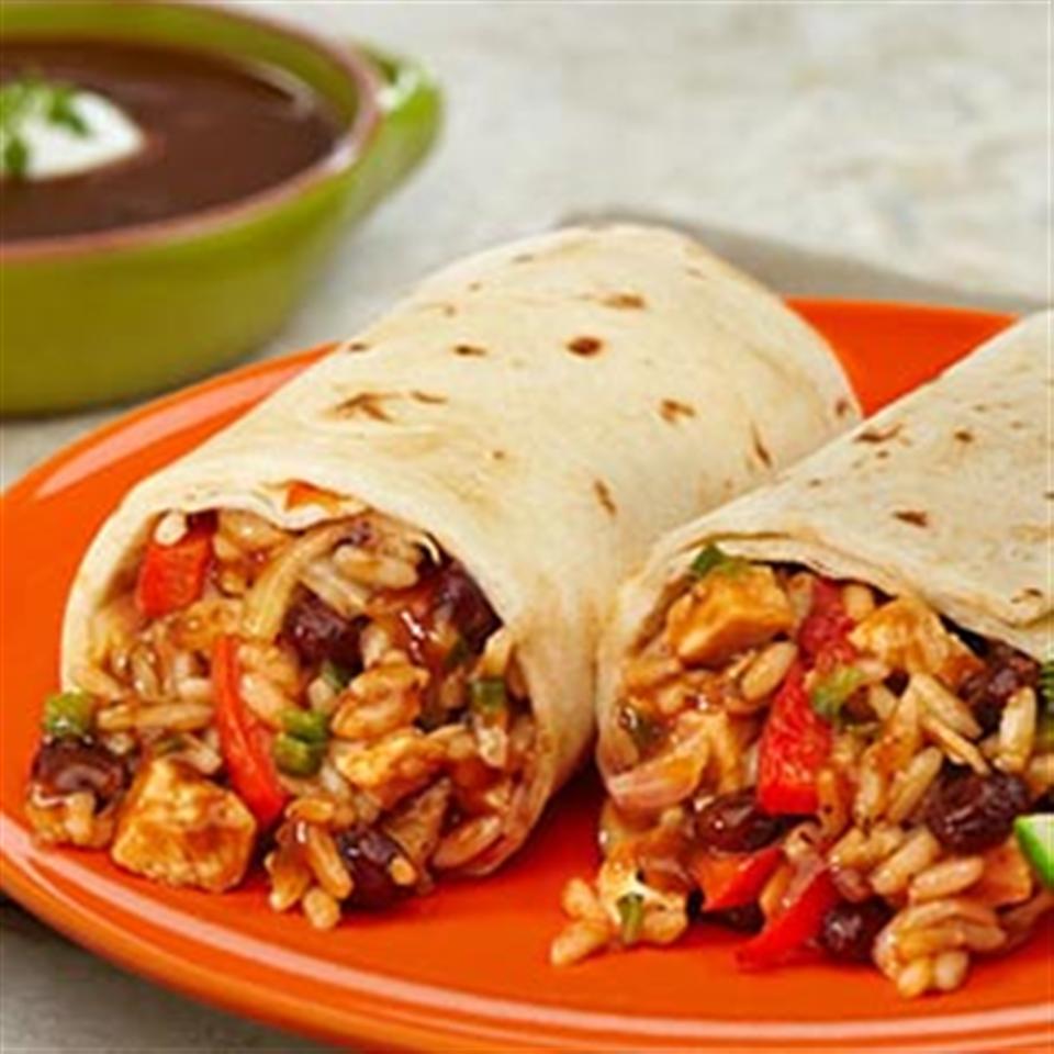 Chicken Black Bean Burritos Recipe Allrecipes