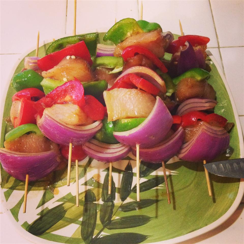 Yummy Honey Chicken Kabobs Recipe