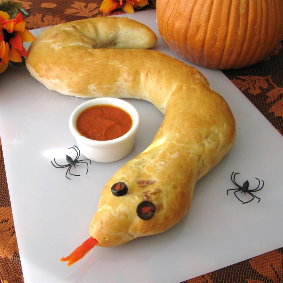 Spooky Calzone Snake image