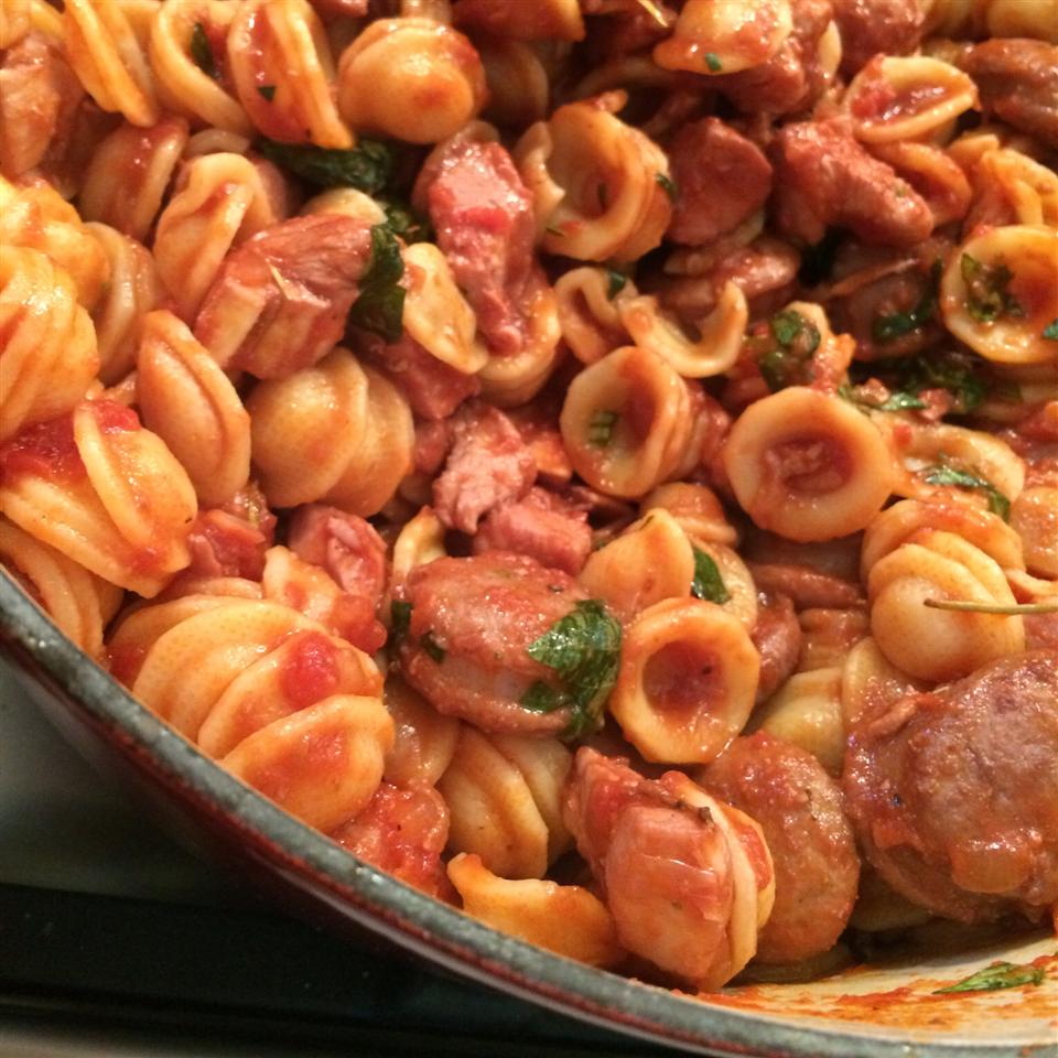 Chicken and Sausage with Bowties Recipe Allrecipes