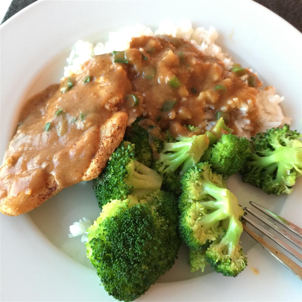 Chicken Breasts with Chipotle Green Onion Gravy image
