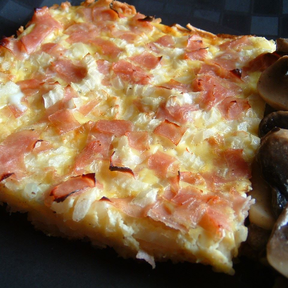 Ham and Cheese Breakfast Quiche image